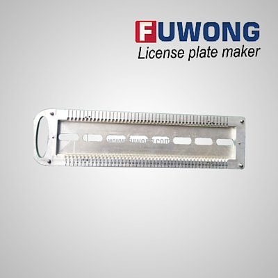 License Plate mold jig for manual press machine