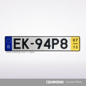 ballet Bad luck crane Custom German License Plate For Sale | Fuwong® front license plate