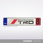 thumbnail image 2 of Japanese JDM City Name Metal License Plate Frame Cover – Mugen Racing Style, Custom Gift 2 of 4