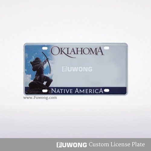 Oklahoma License Plates Fuwong Vanity State License Plate
